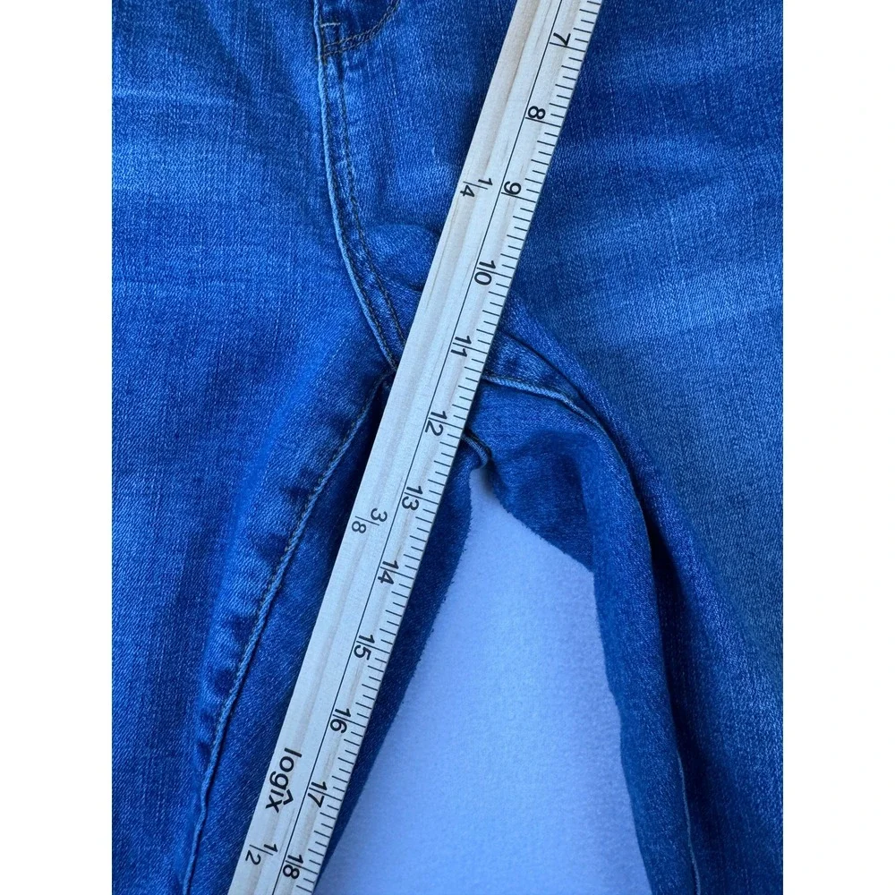 Judy Blue Skinny Fit Distressed Cuffed Crop Jeans Plus Size 20W Stretch
